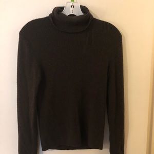 Brown Turtleneck Sweater